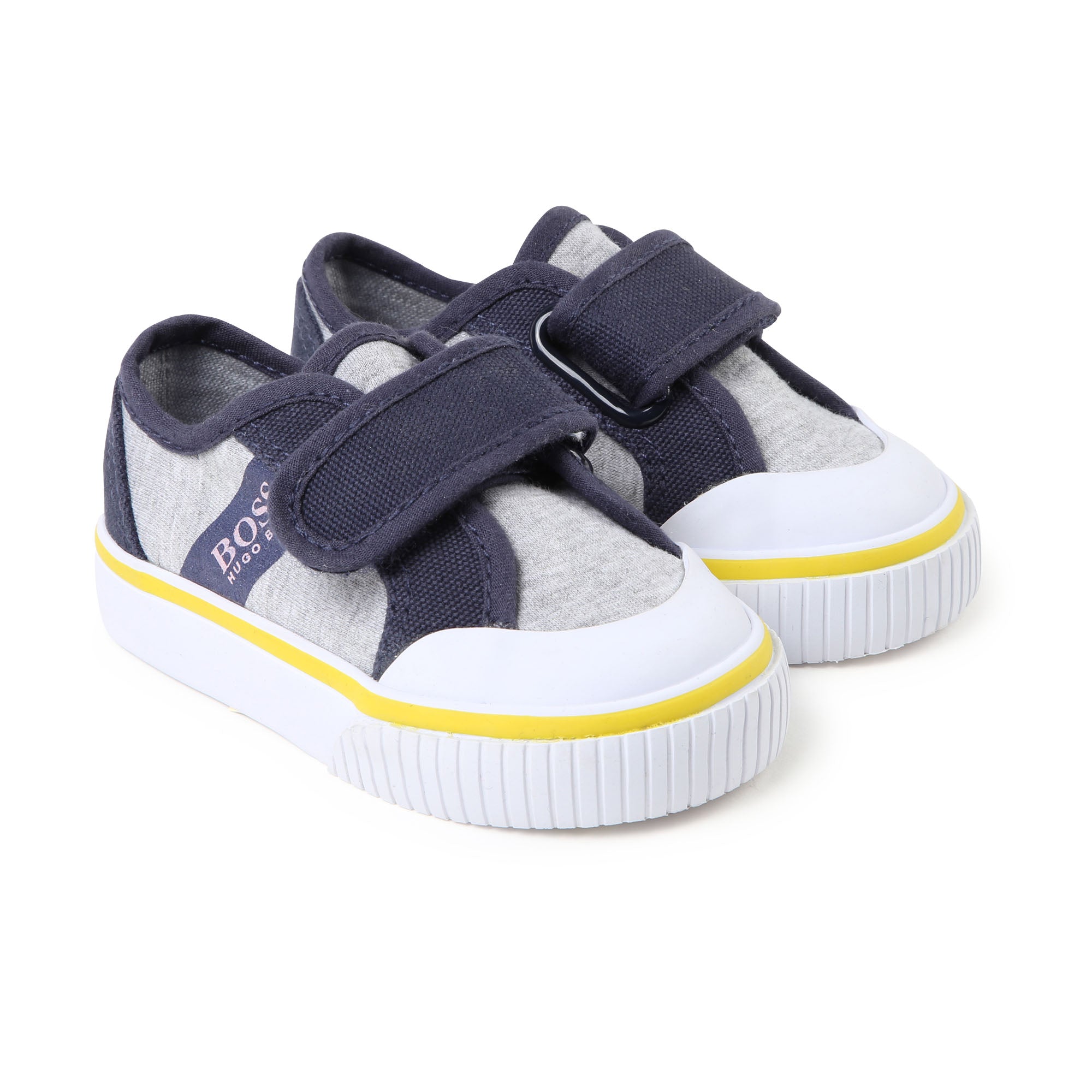 Baby Boys Grey Basket Shoes