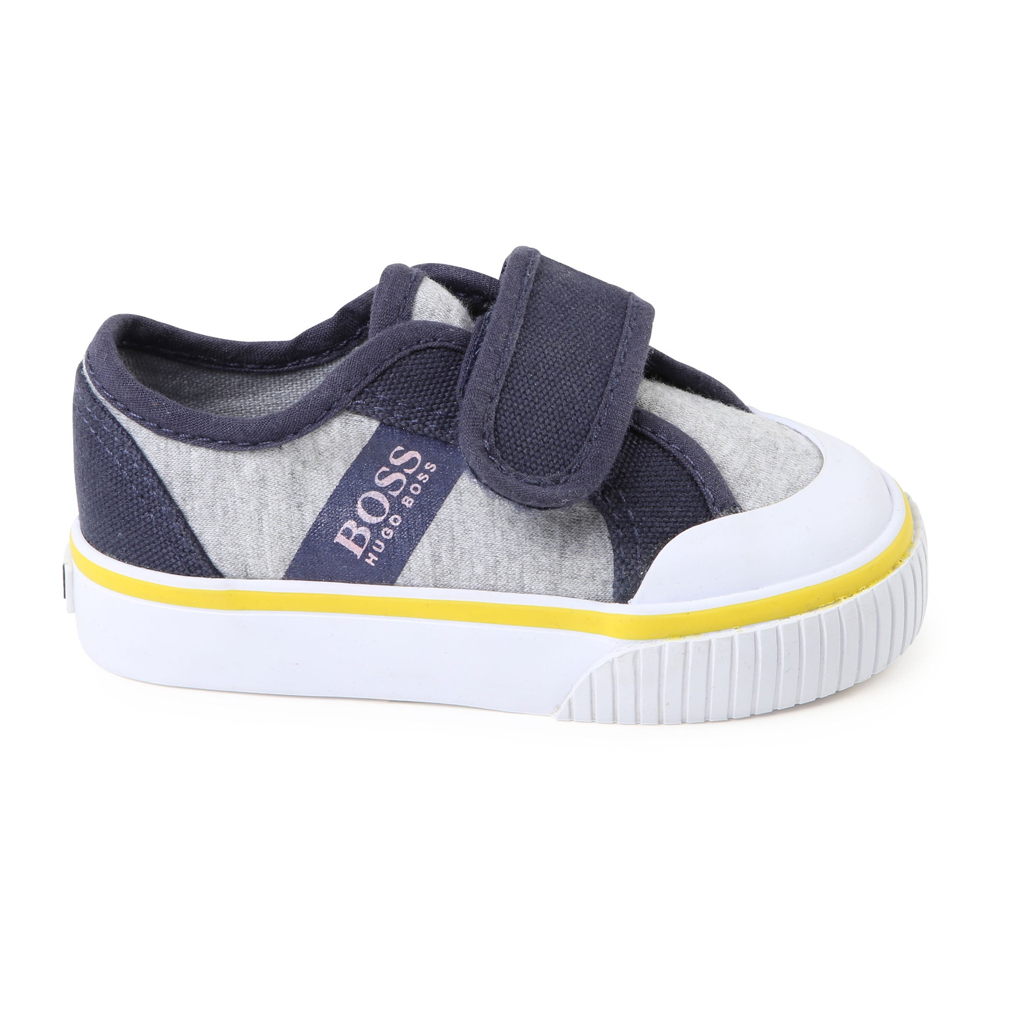 Baby Boys Grey Basket Shoes