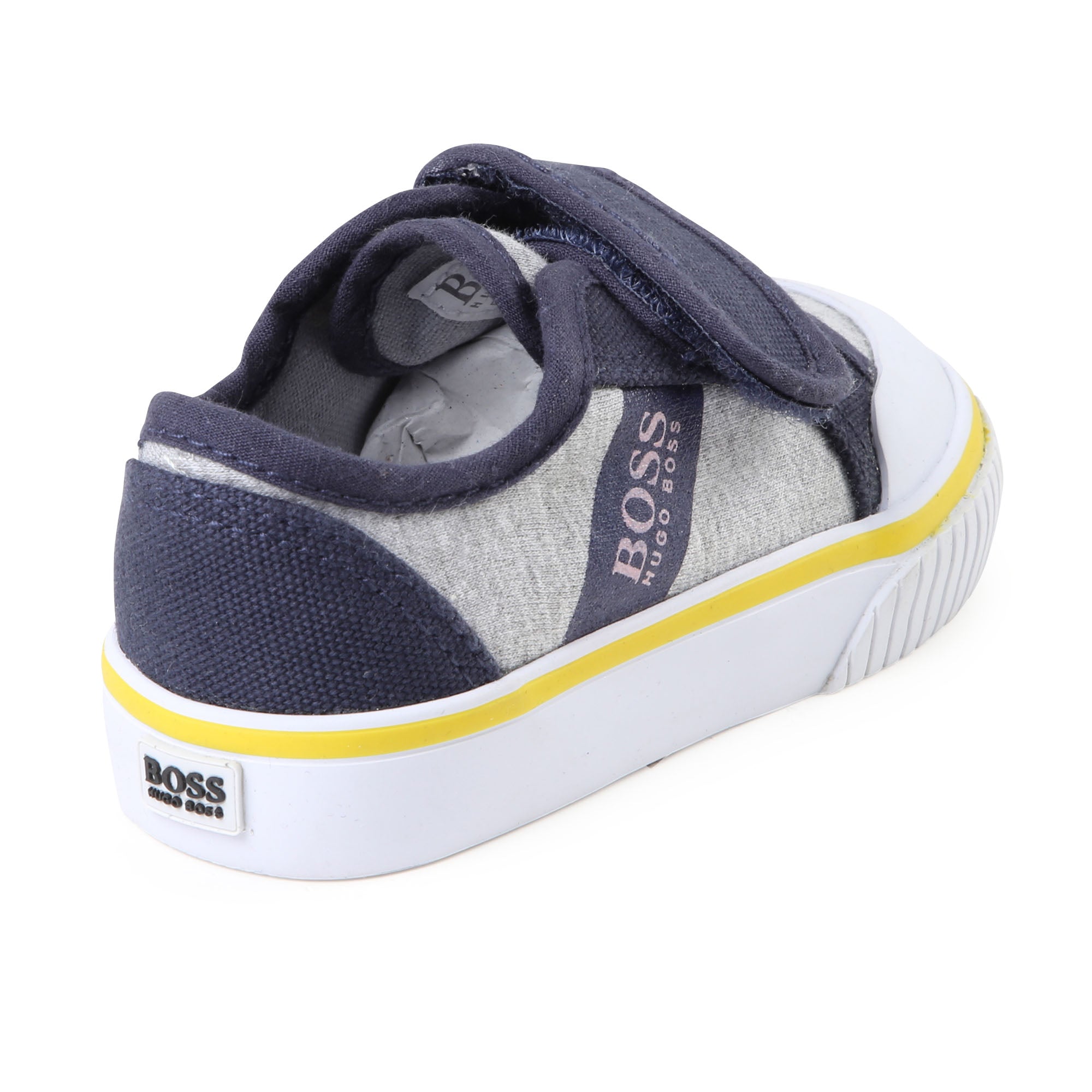 Baby Boys Grey Basket Shoes