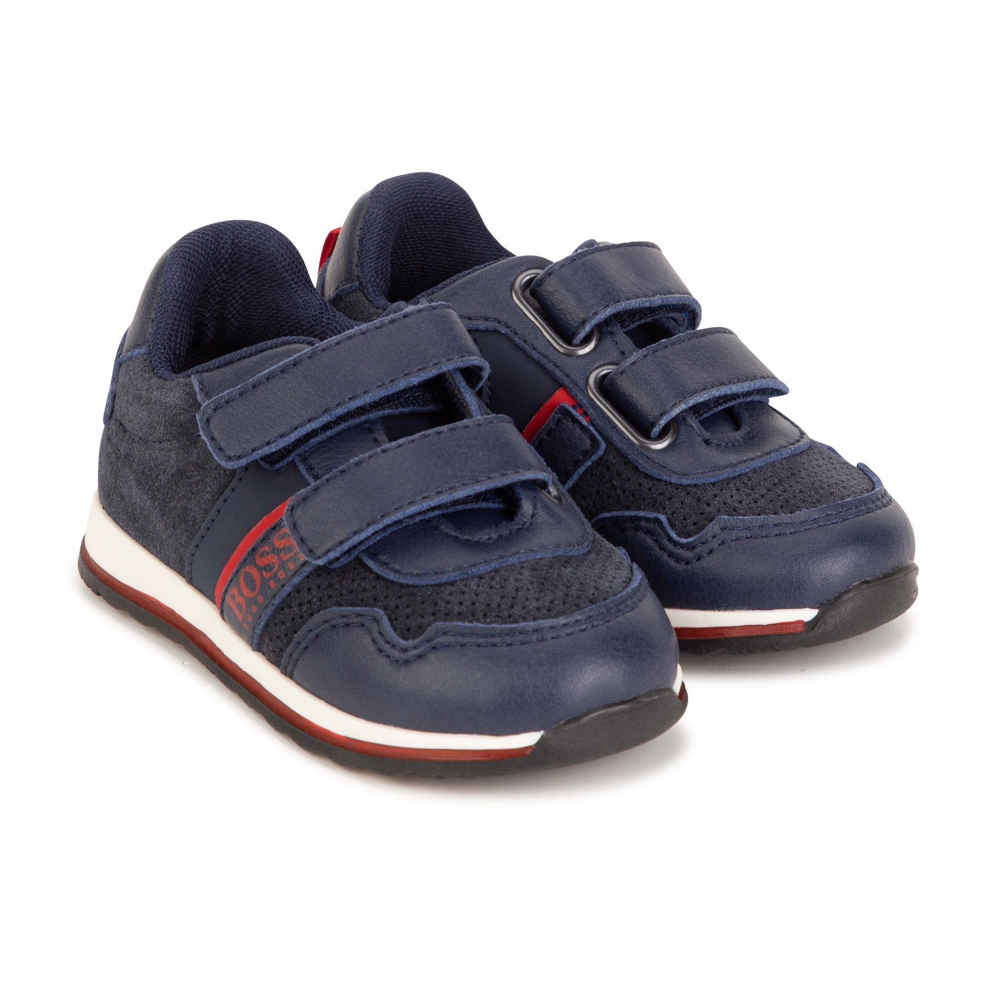 Boys Blue Logo Shoes