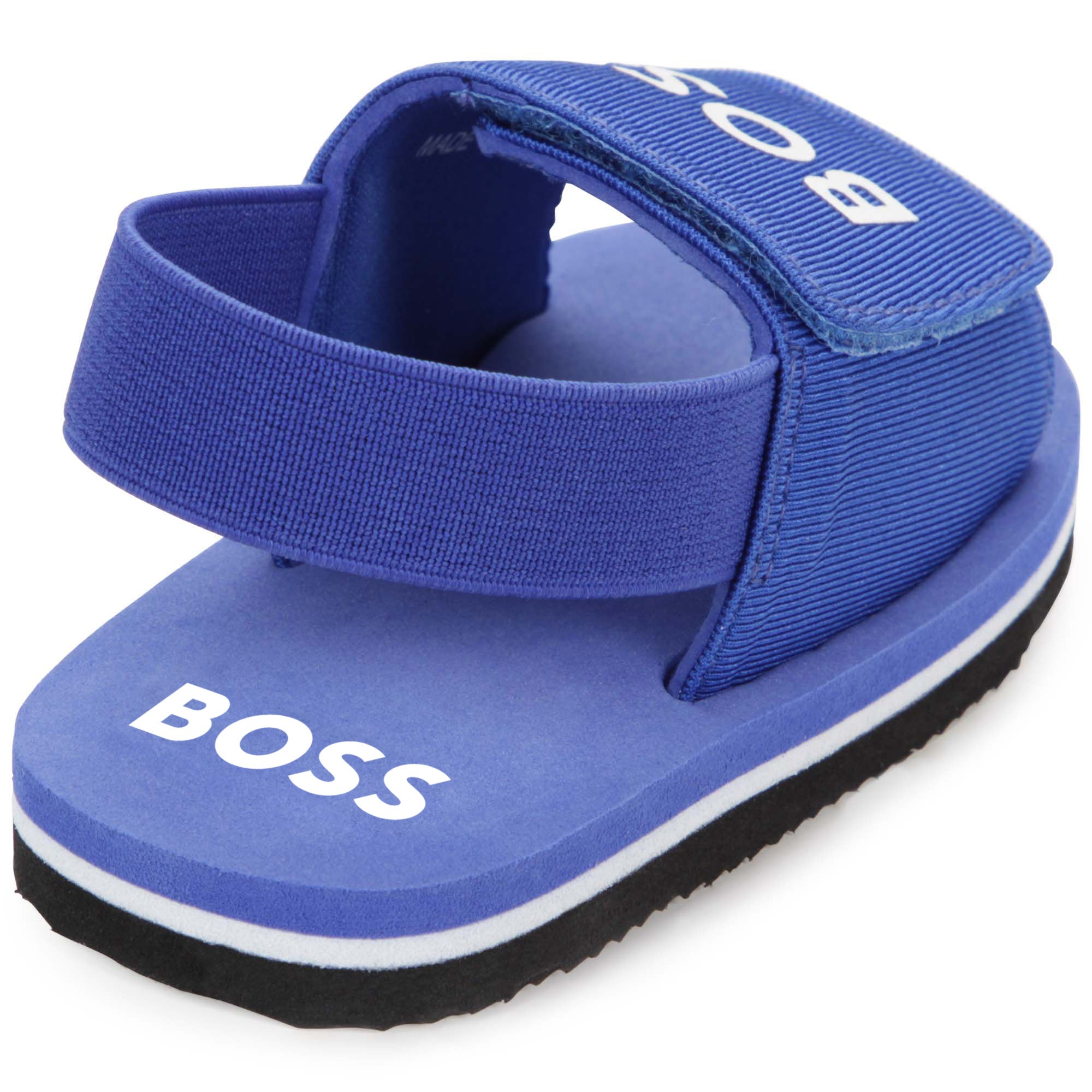 Baby Boys Blue Logo Sandals