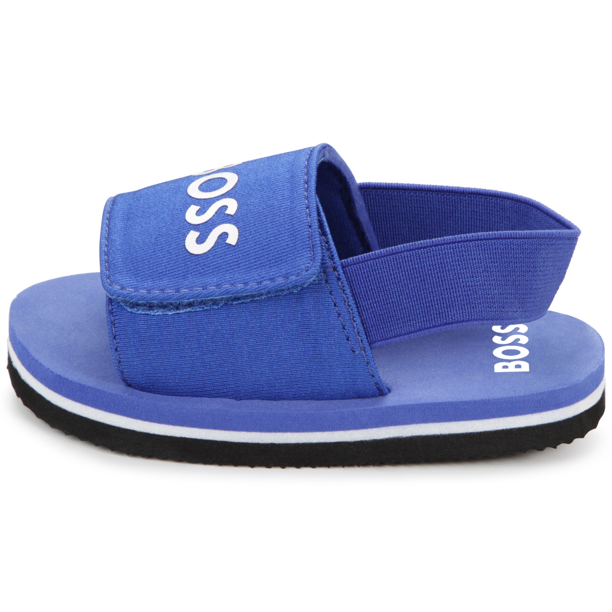 Baby Boys Blue Logo Sandals