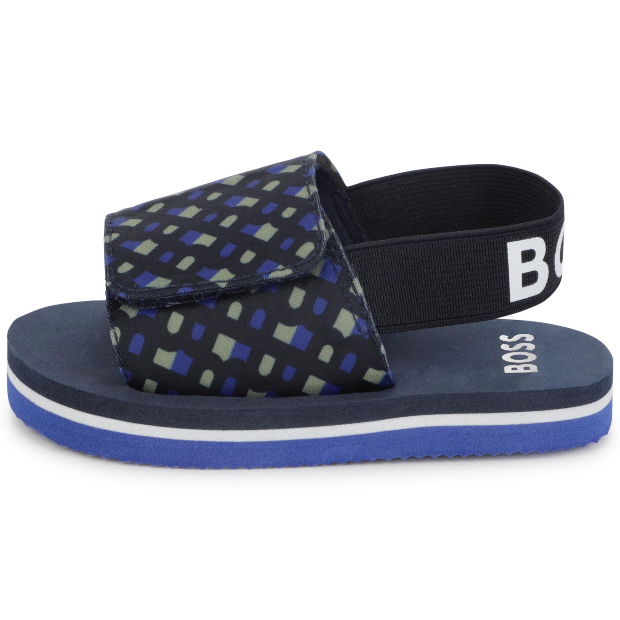 Baby Boys Multicolor Logo Sandals