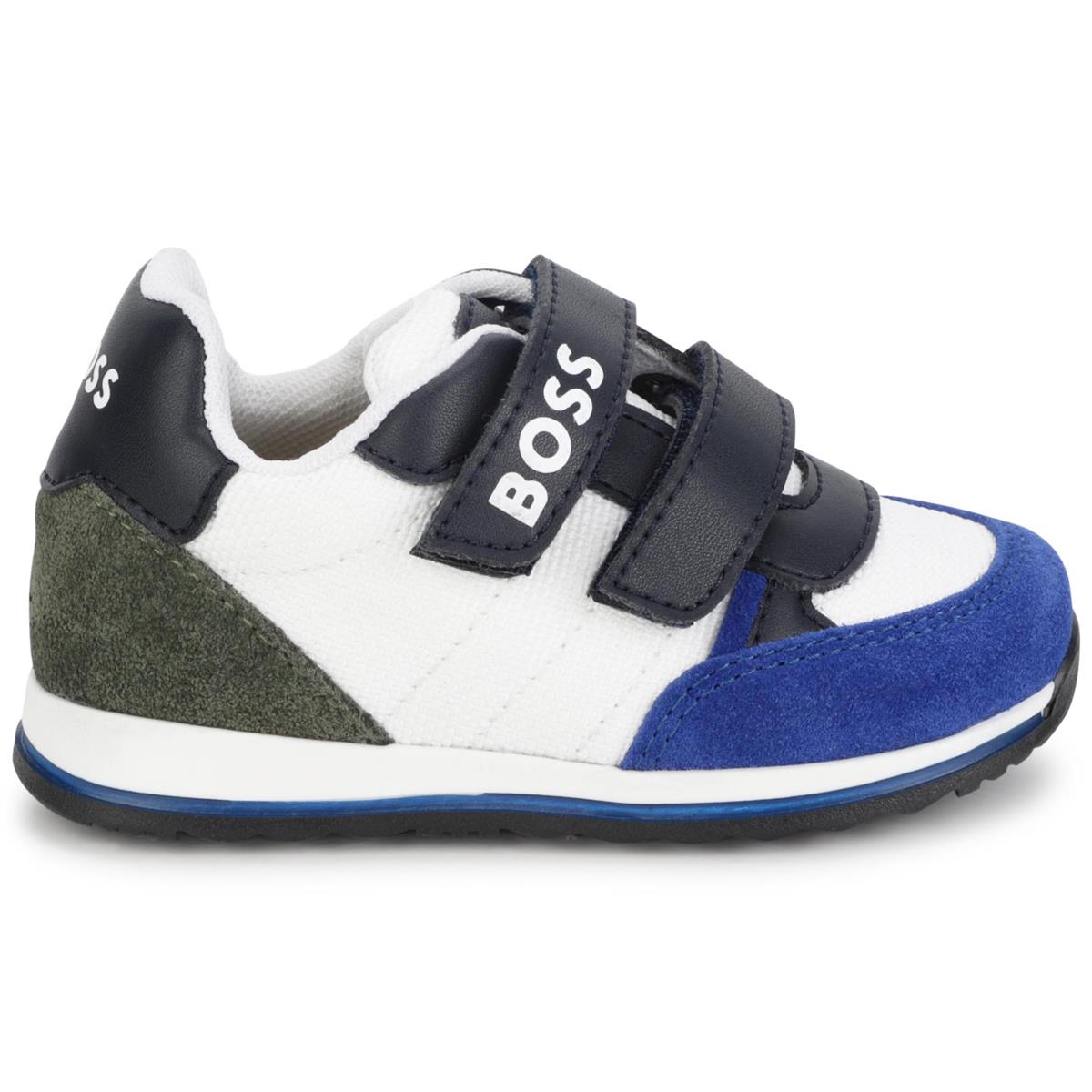 Boys White Logo Shoes