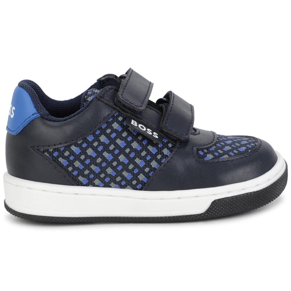 Boys Blue Logo Shoes