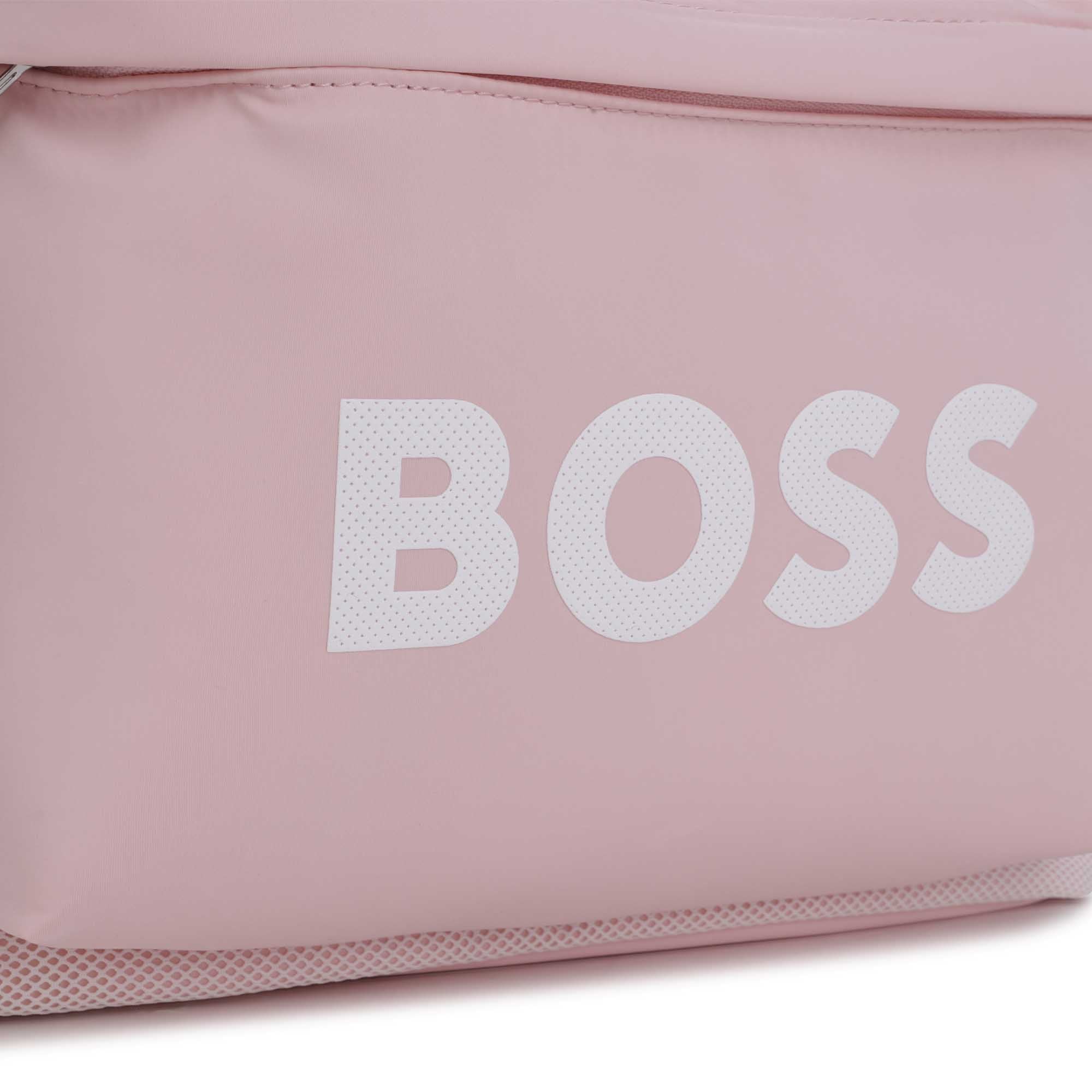 Girls Pink Logo Backpack