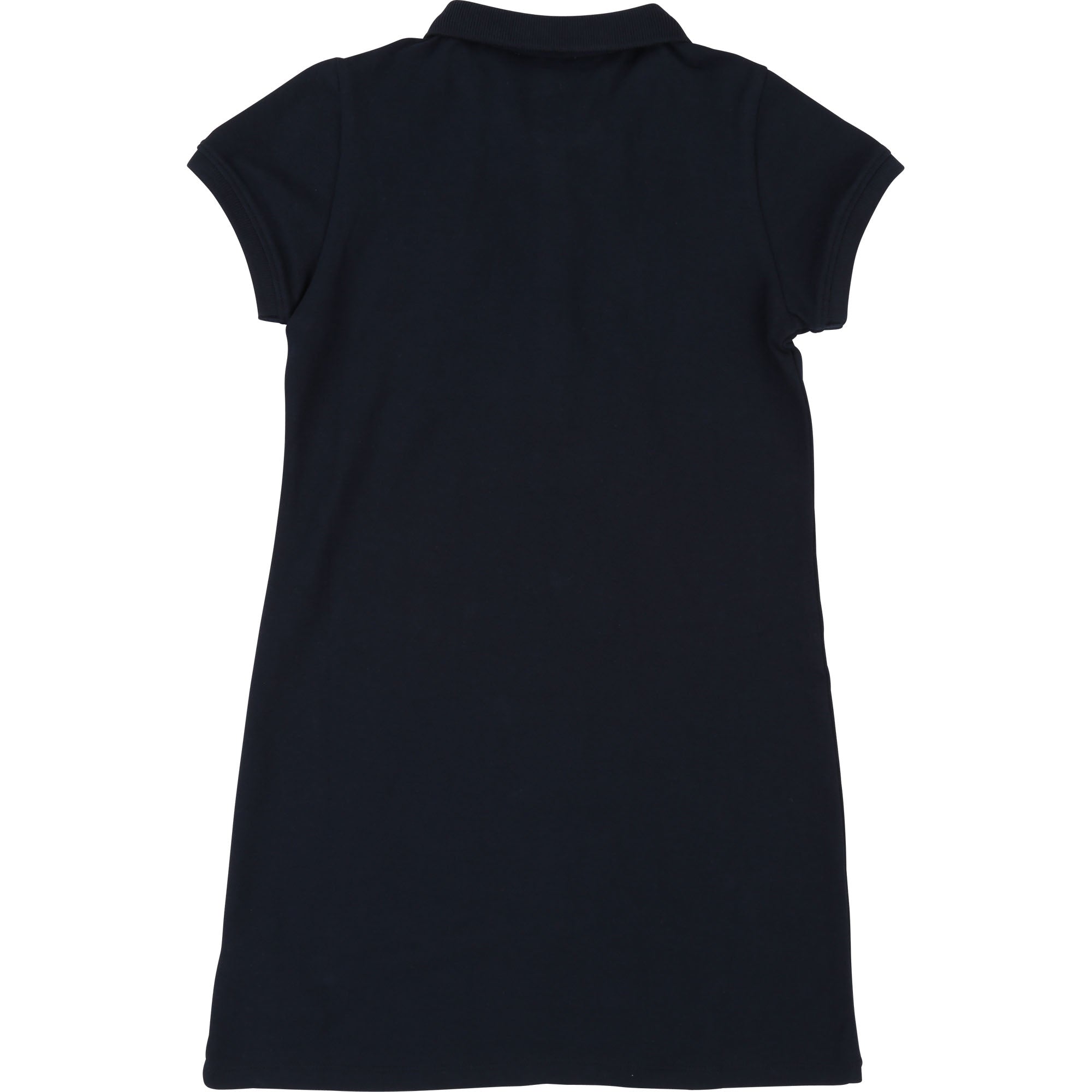 Girls Dark Blue Cotton Dress