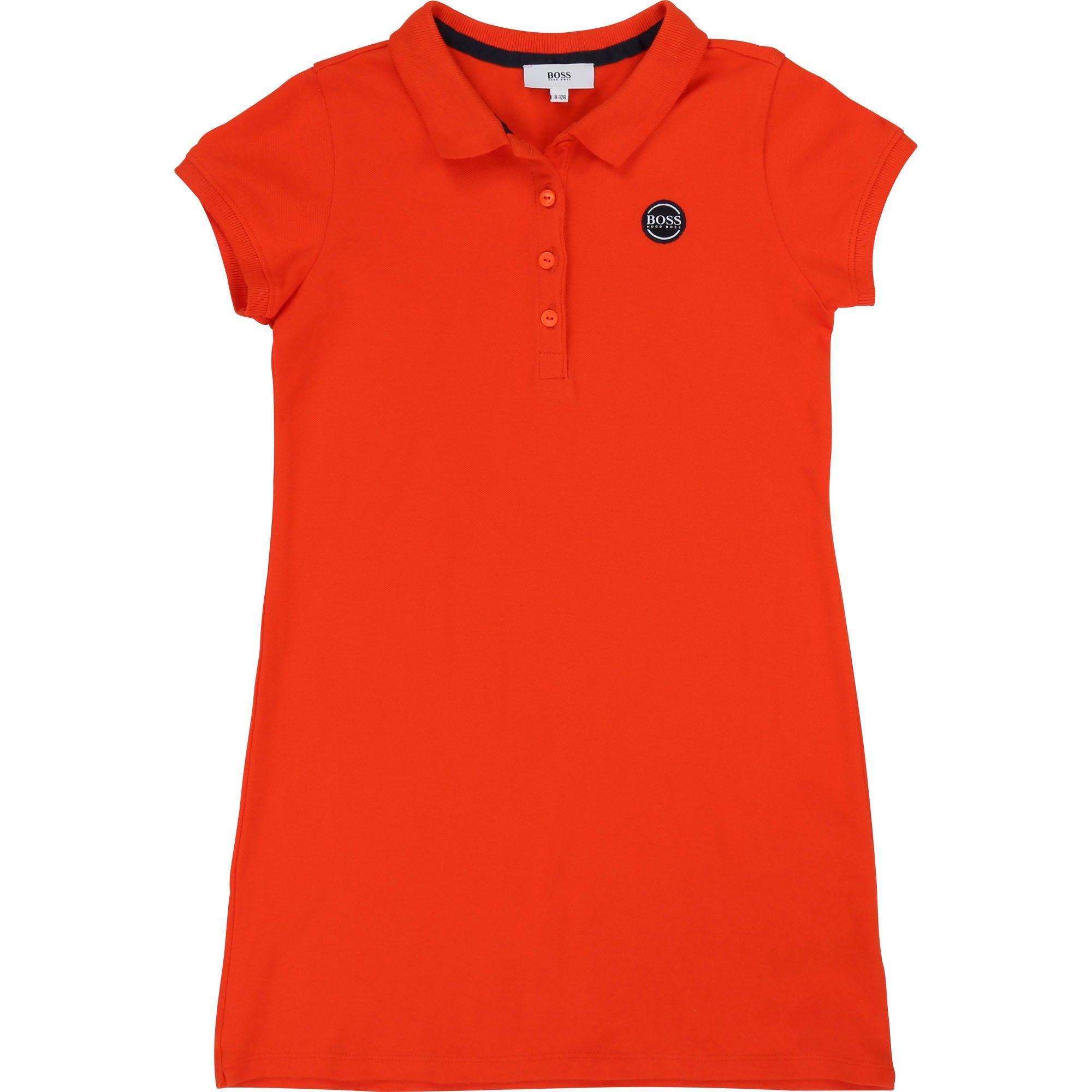 Girls Red Cotton Dress