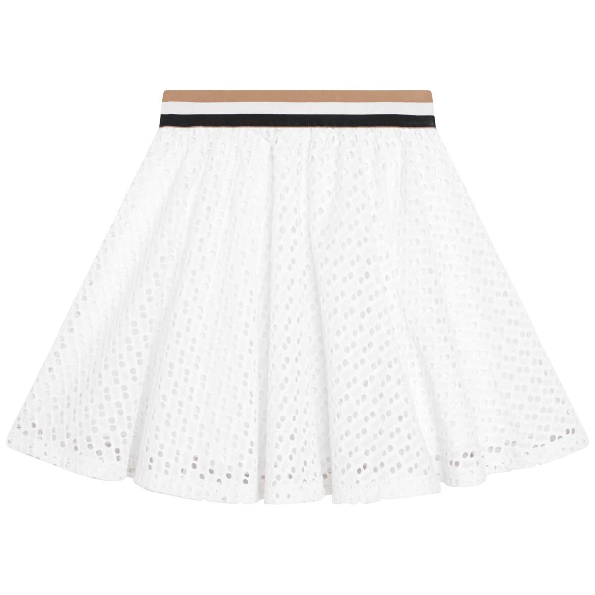 Girls White Skirt