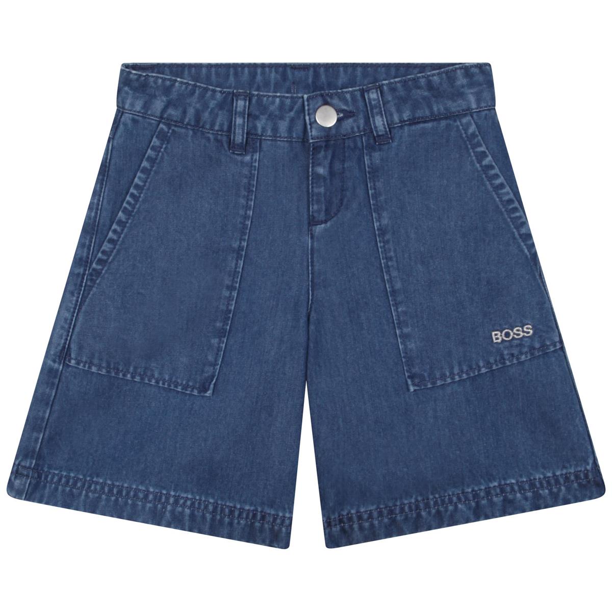 Boys & Girls Blue Denim Shorts