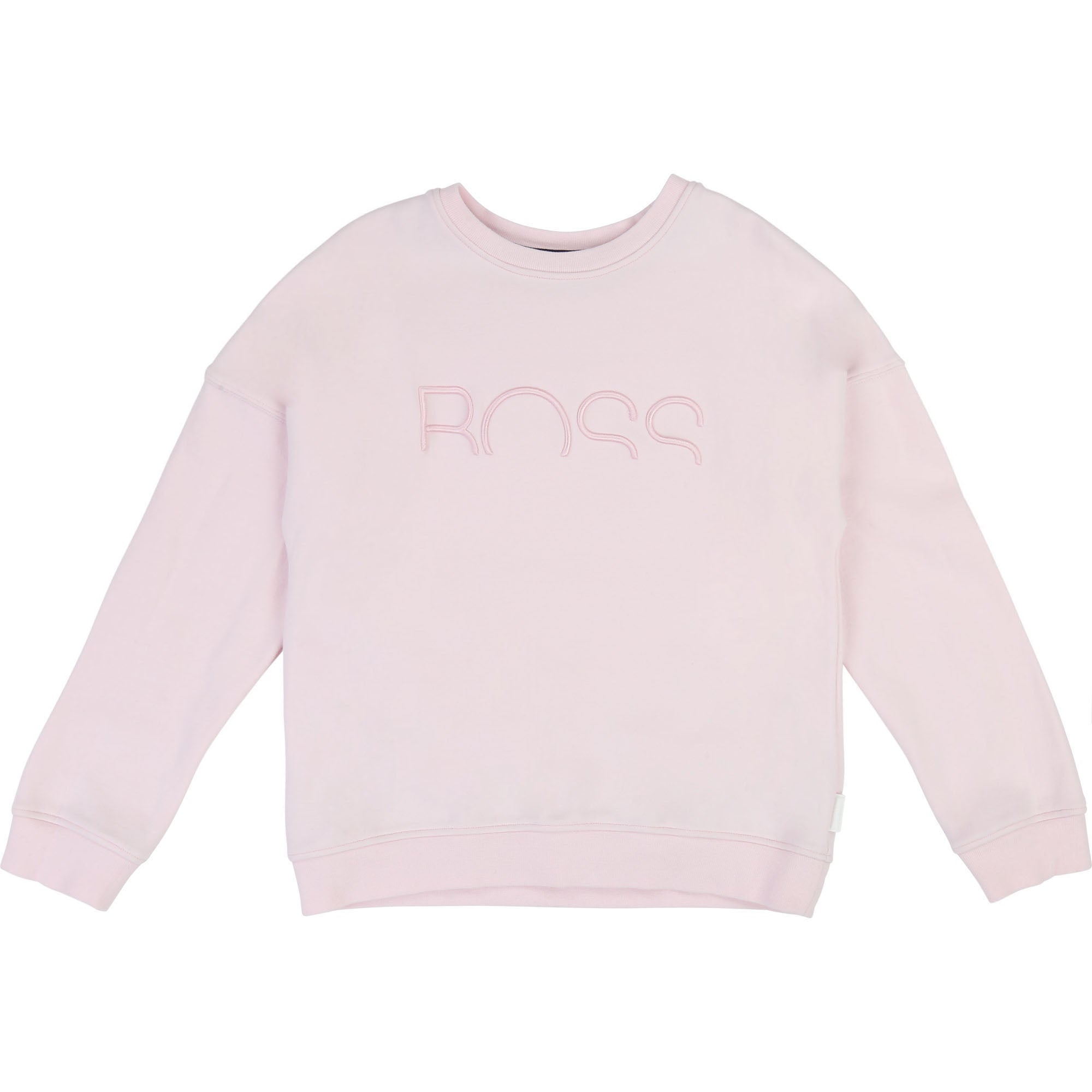 Girls Pale Pink Cotton Sweater