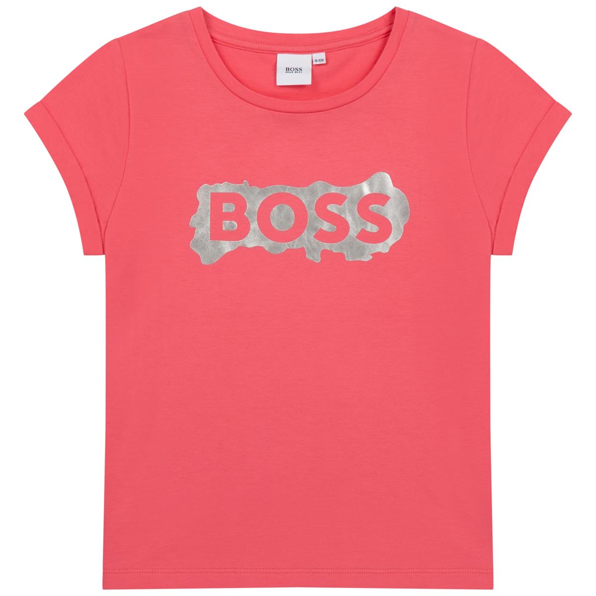 Girls Pink Logo T-Shirt