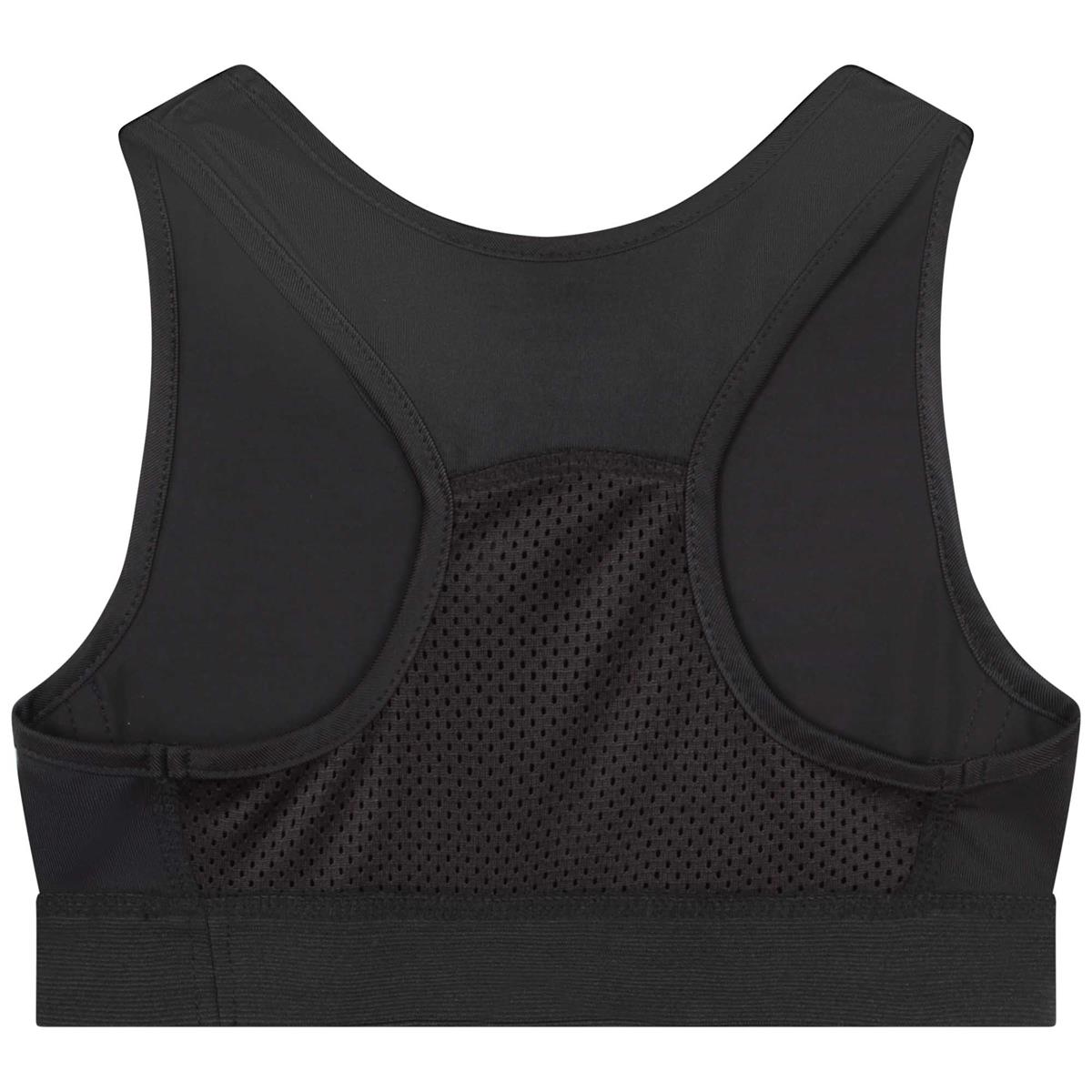 Girls Black Logo Sport Vest