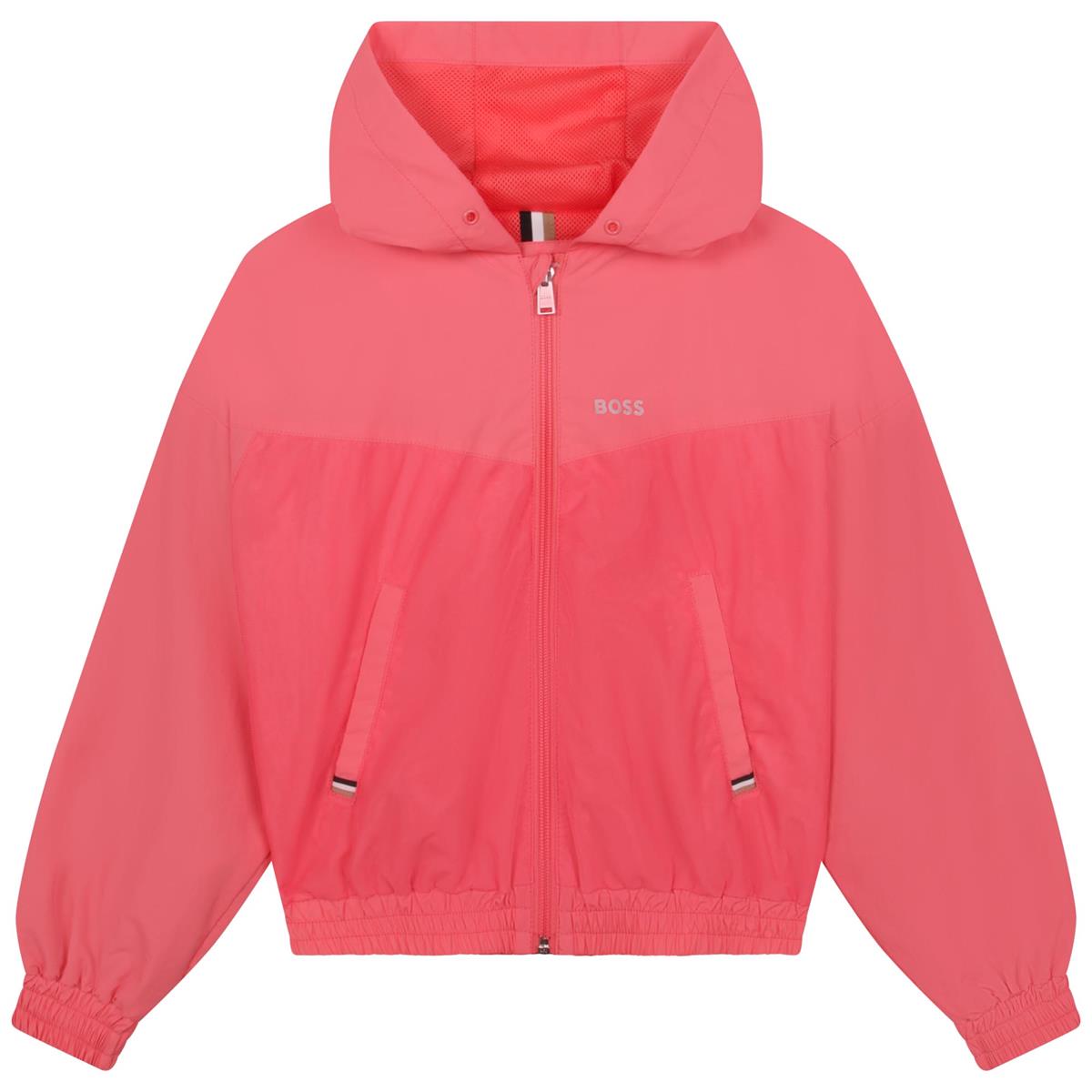 Girls Pink Zip-Up Jacket
