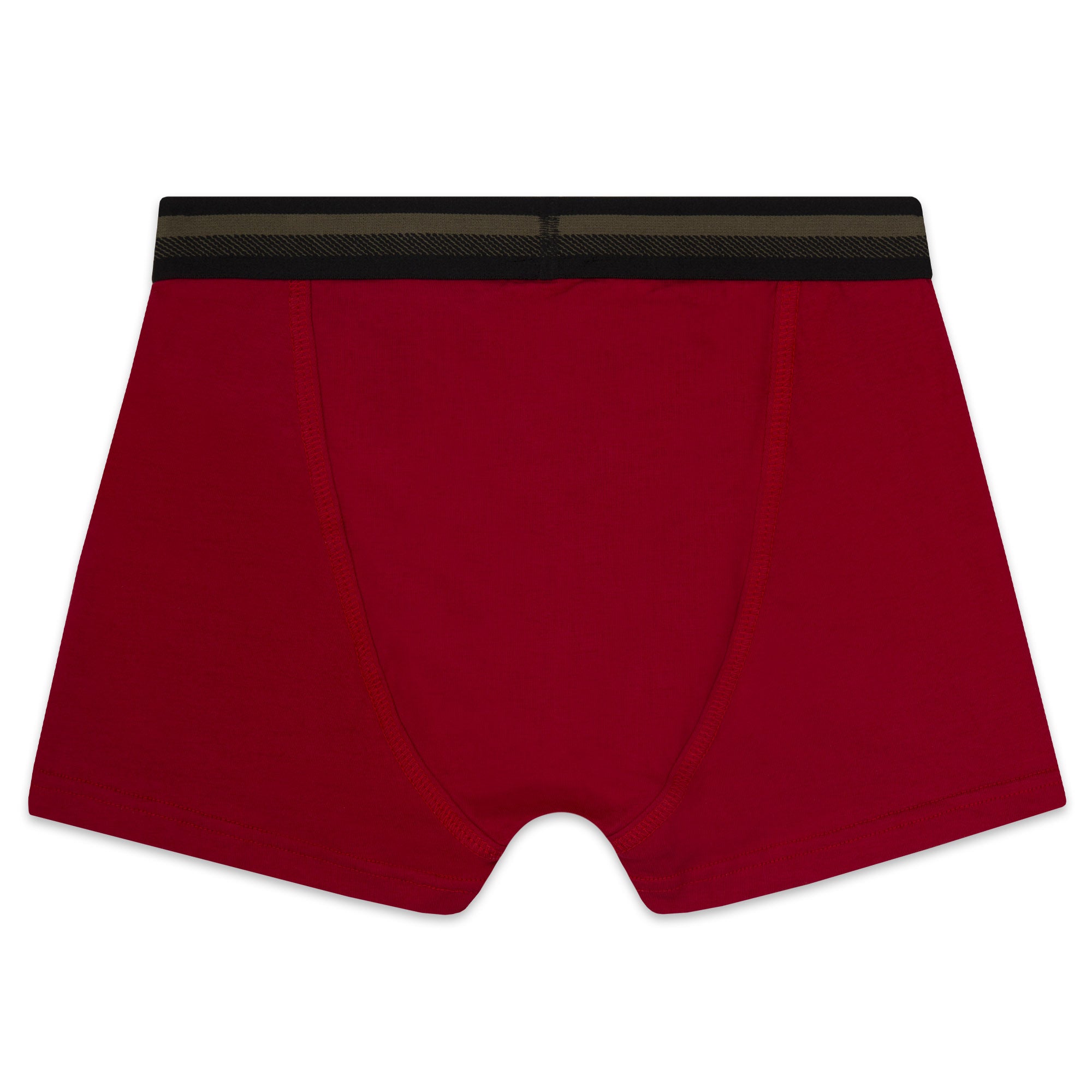 Boys Grey Cotton Underwear Set(2 Pack)