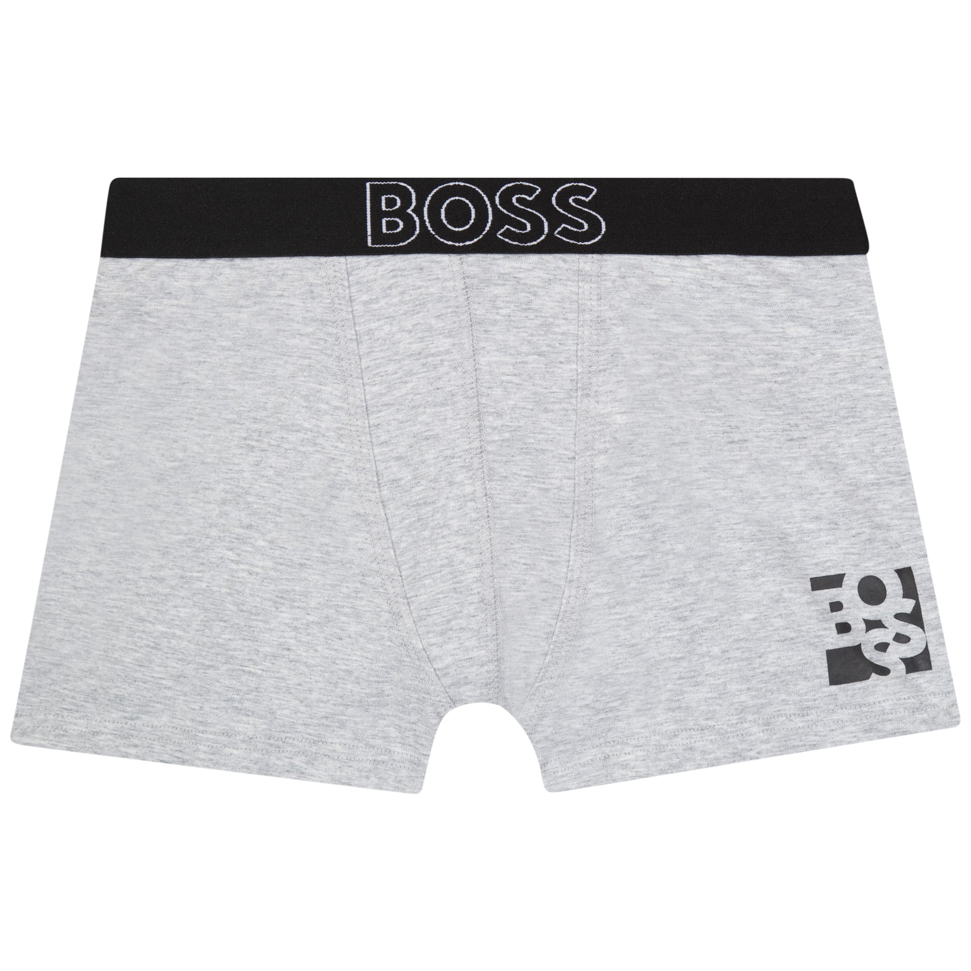 Boys Black Cotton Underwear Set(2 Pack)