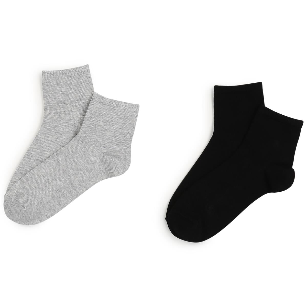 Boys Grey Logo Socks(2 Pack)