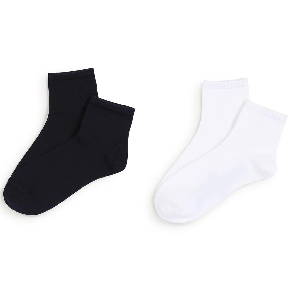 Boys Black Logo Socks(2 Pack)