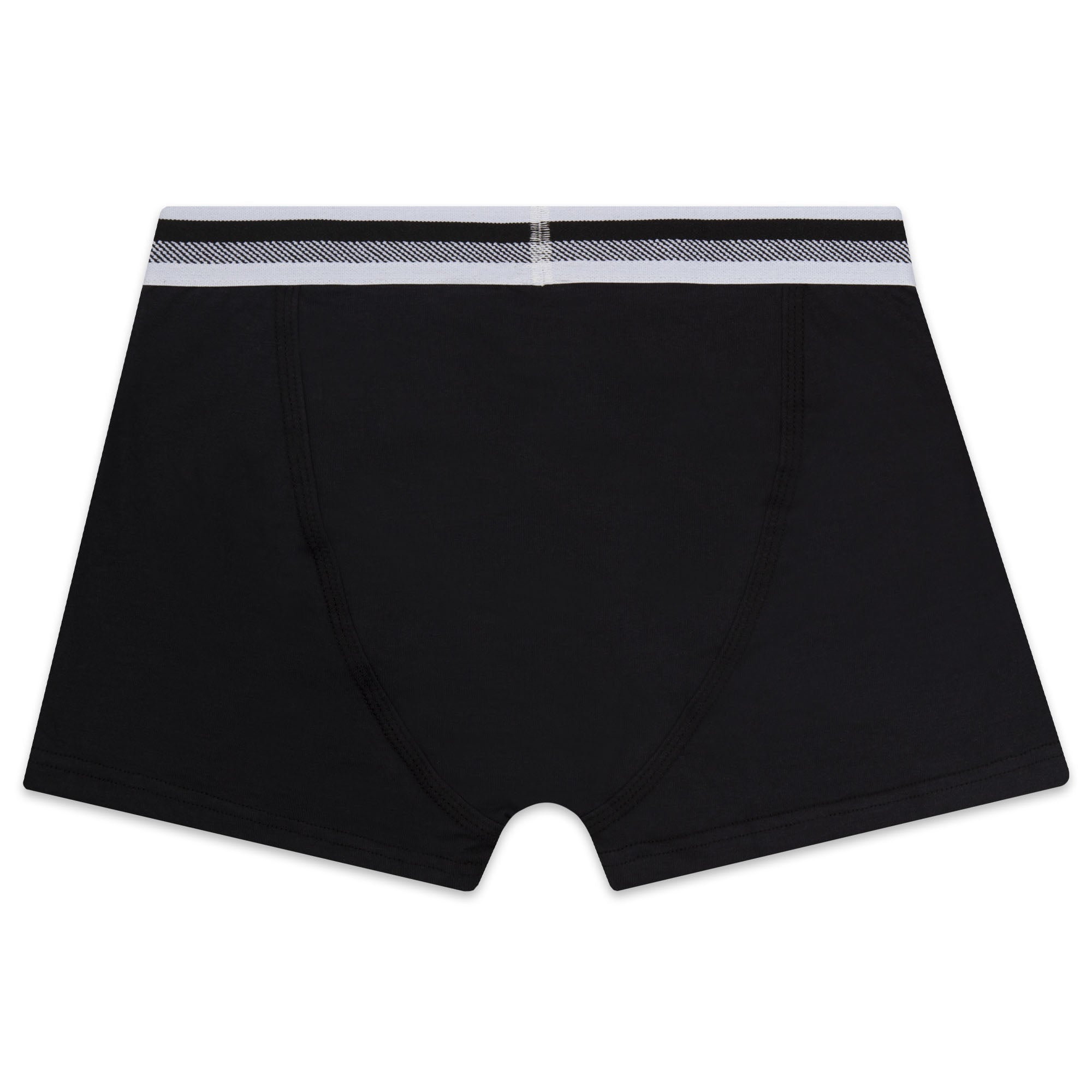 Boys Black Cotton Underwear Set (2 Pack)