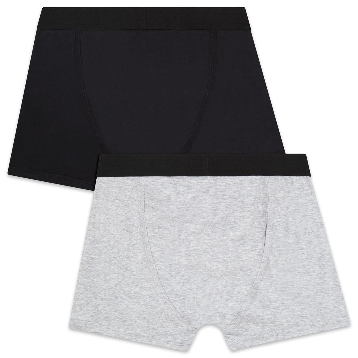 Boys Grey Underwear Set(2 Pack)