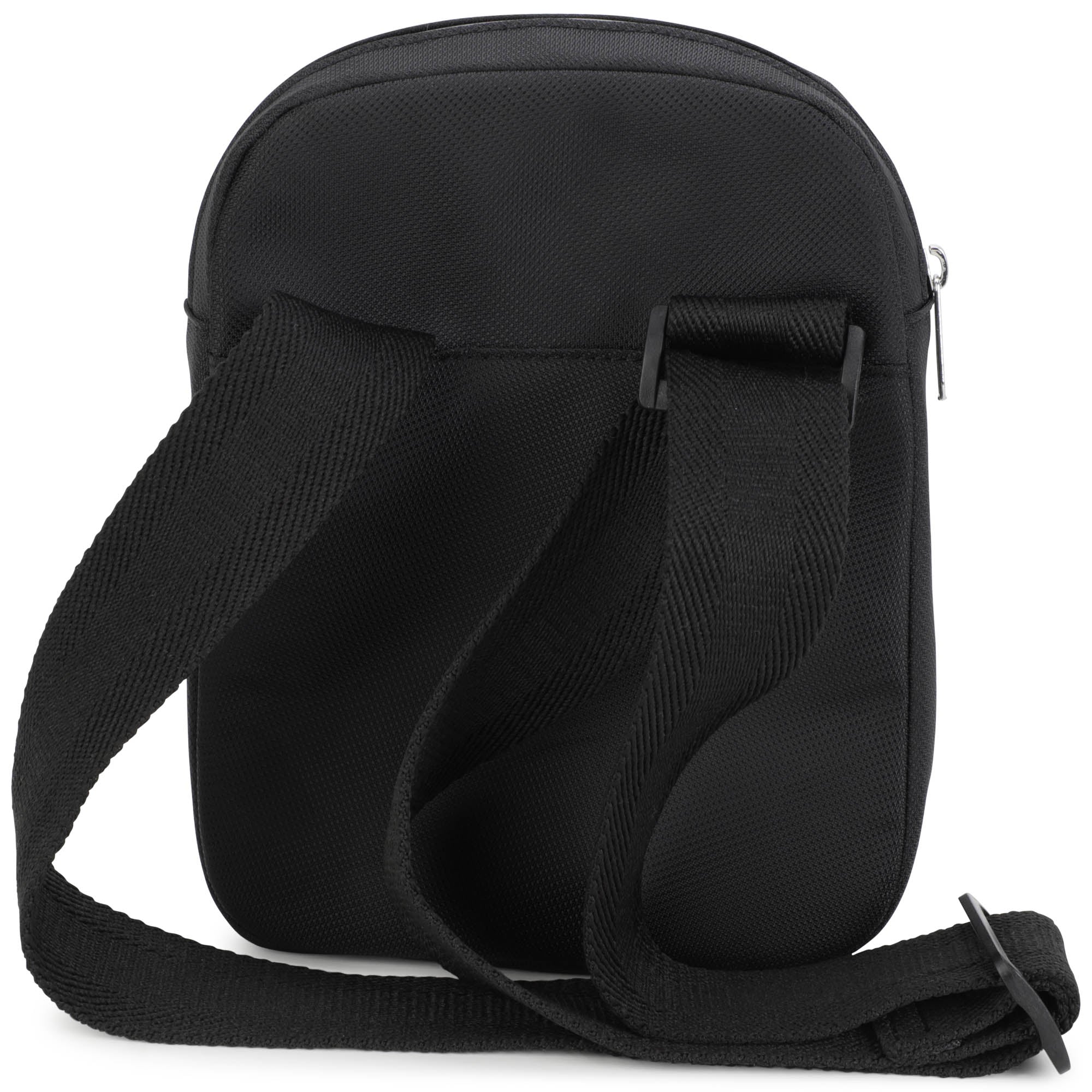 Boys Black Logo Shoulder Bag