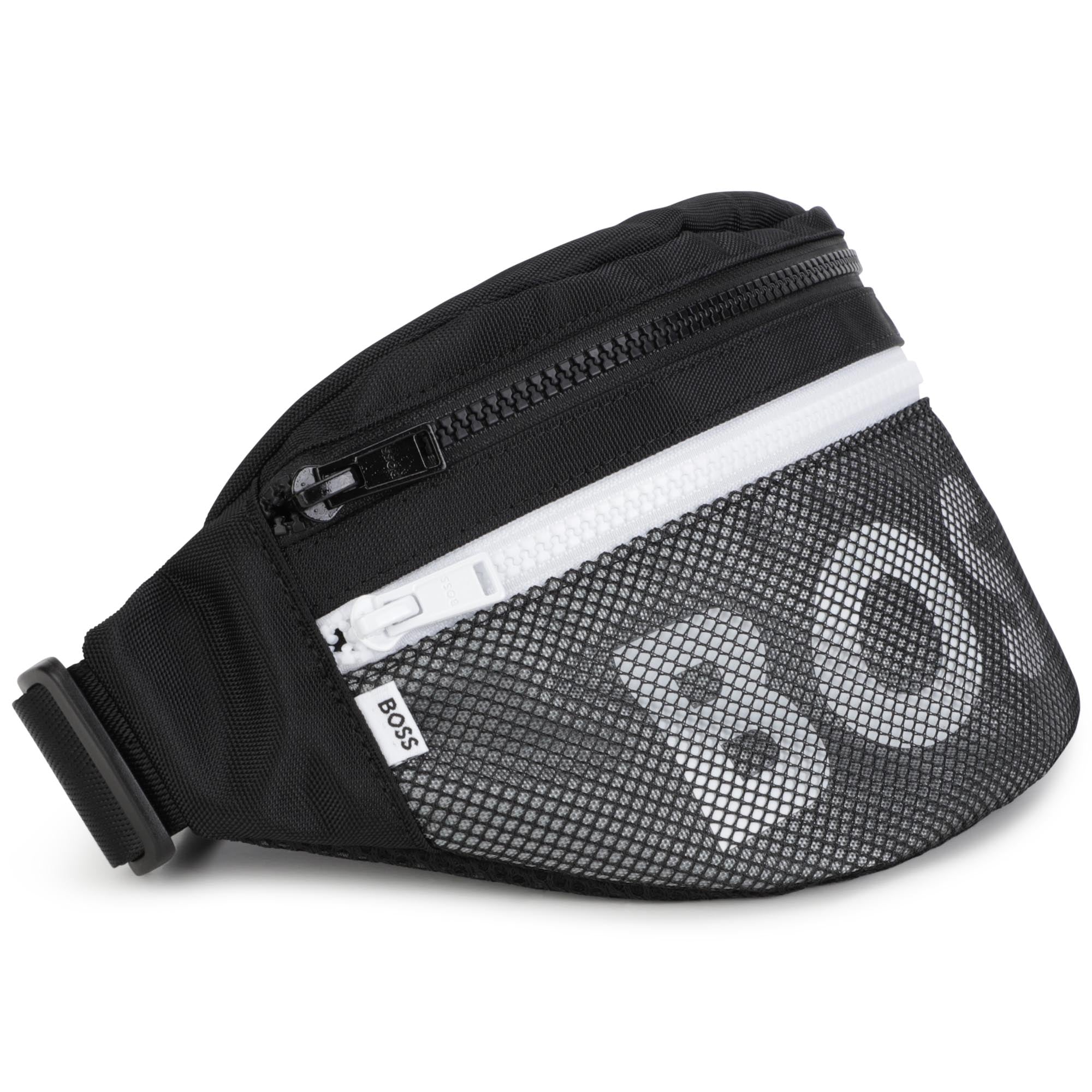Boys Black Logo Belt Bag
