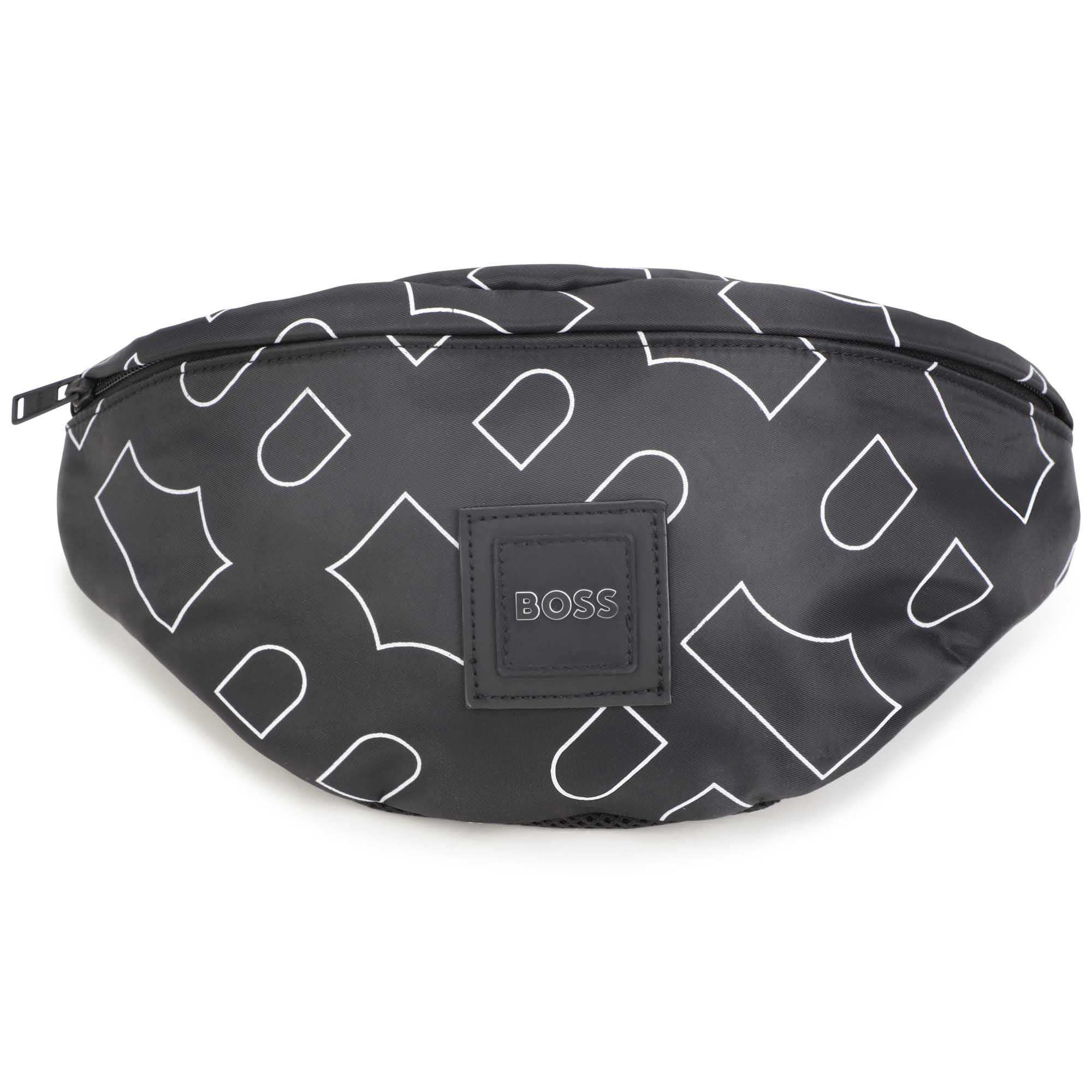 Boys Black Logo Belt Bag