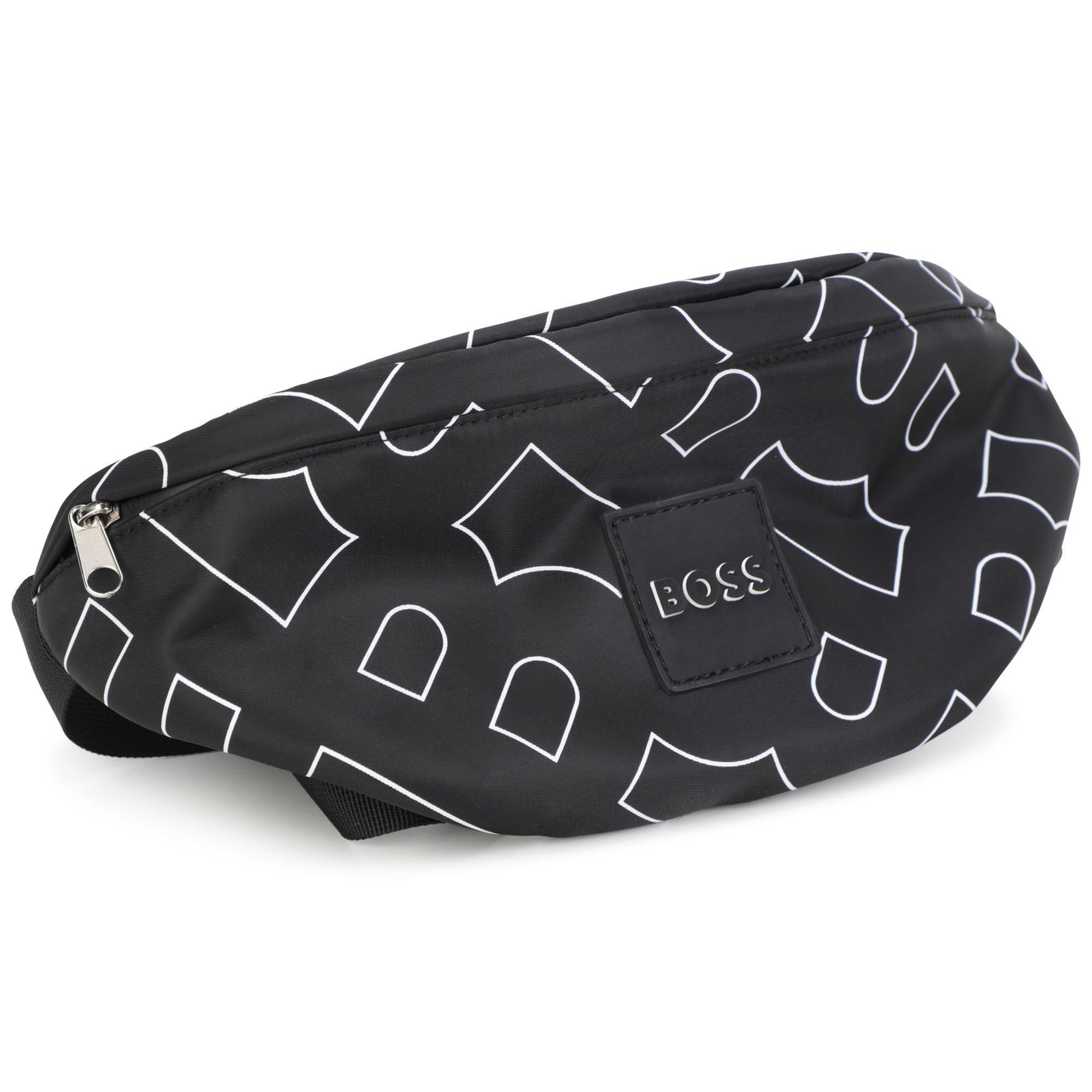 Boys Black Logo Belt Bag