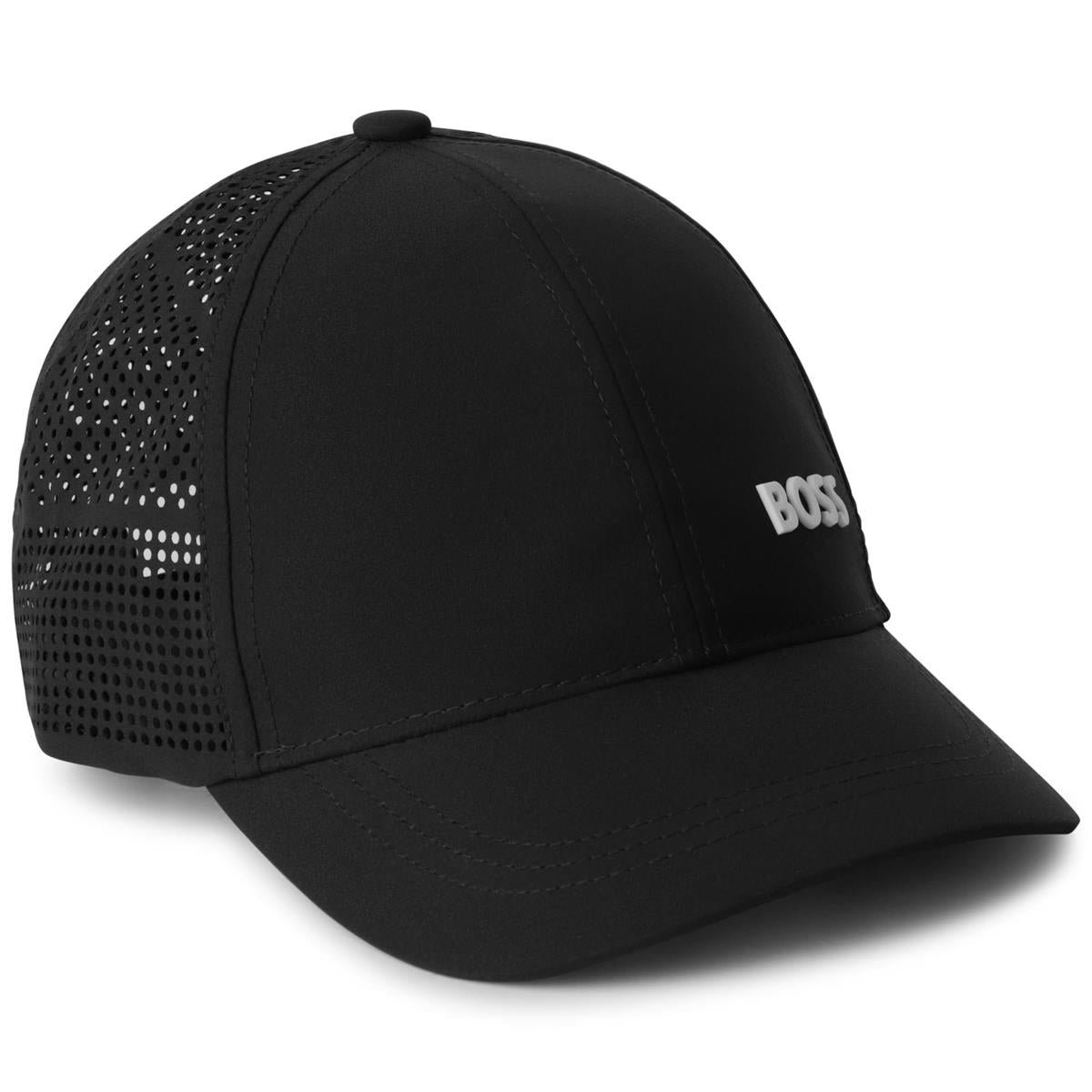 Boys Black Logo Cap