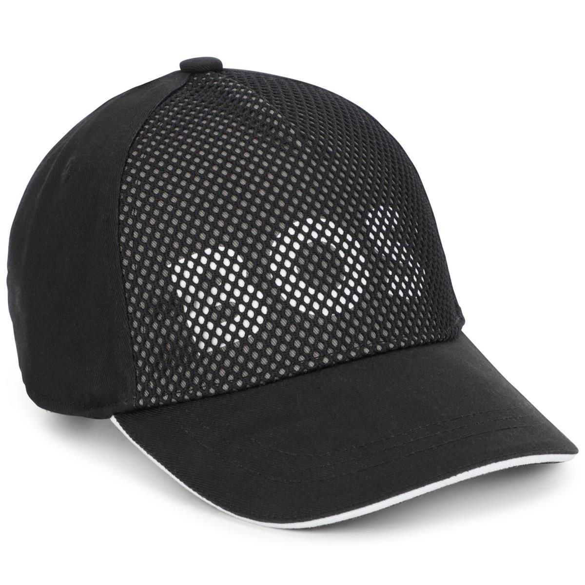 Boys Black Logo Cap