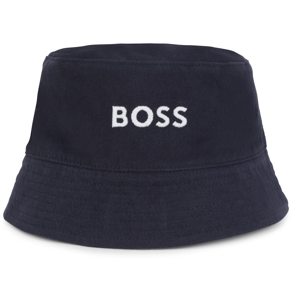 Boys Blue Check Hat