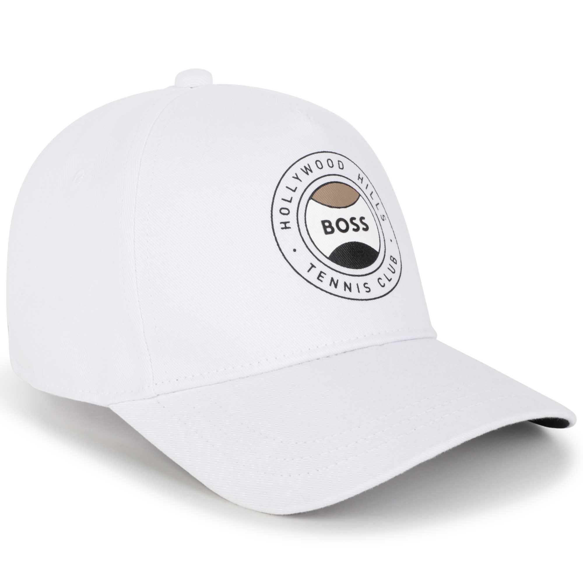 Boys White Logo Cap