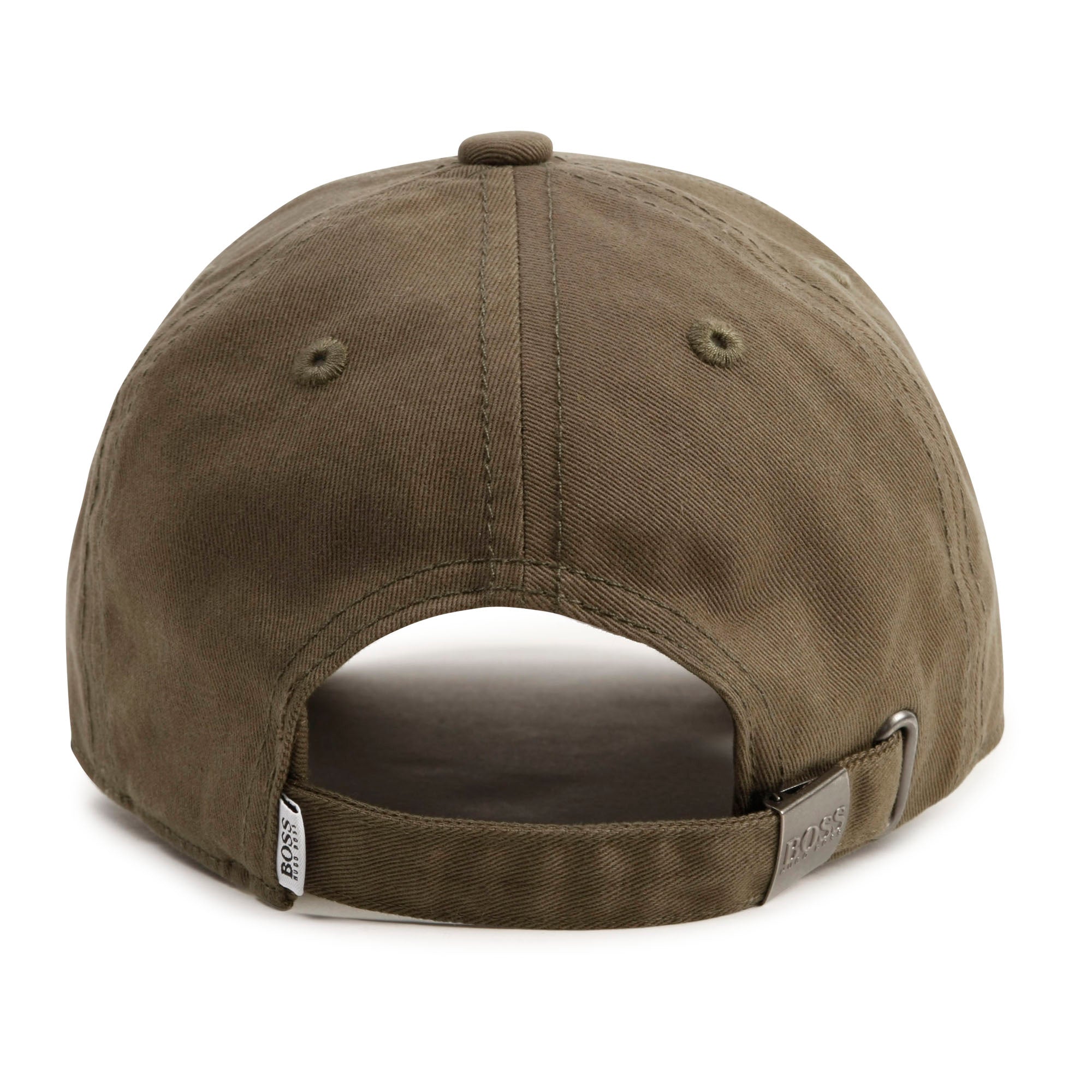 Boys Green Logo Cotton Cap