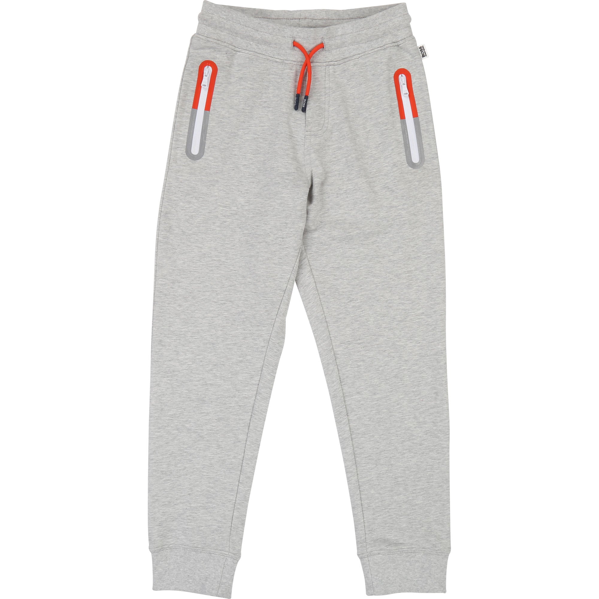 Boys Grey Cotton Trousers