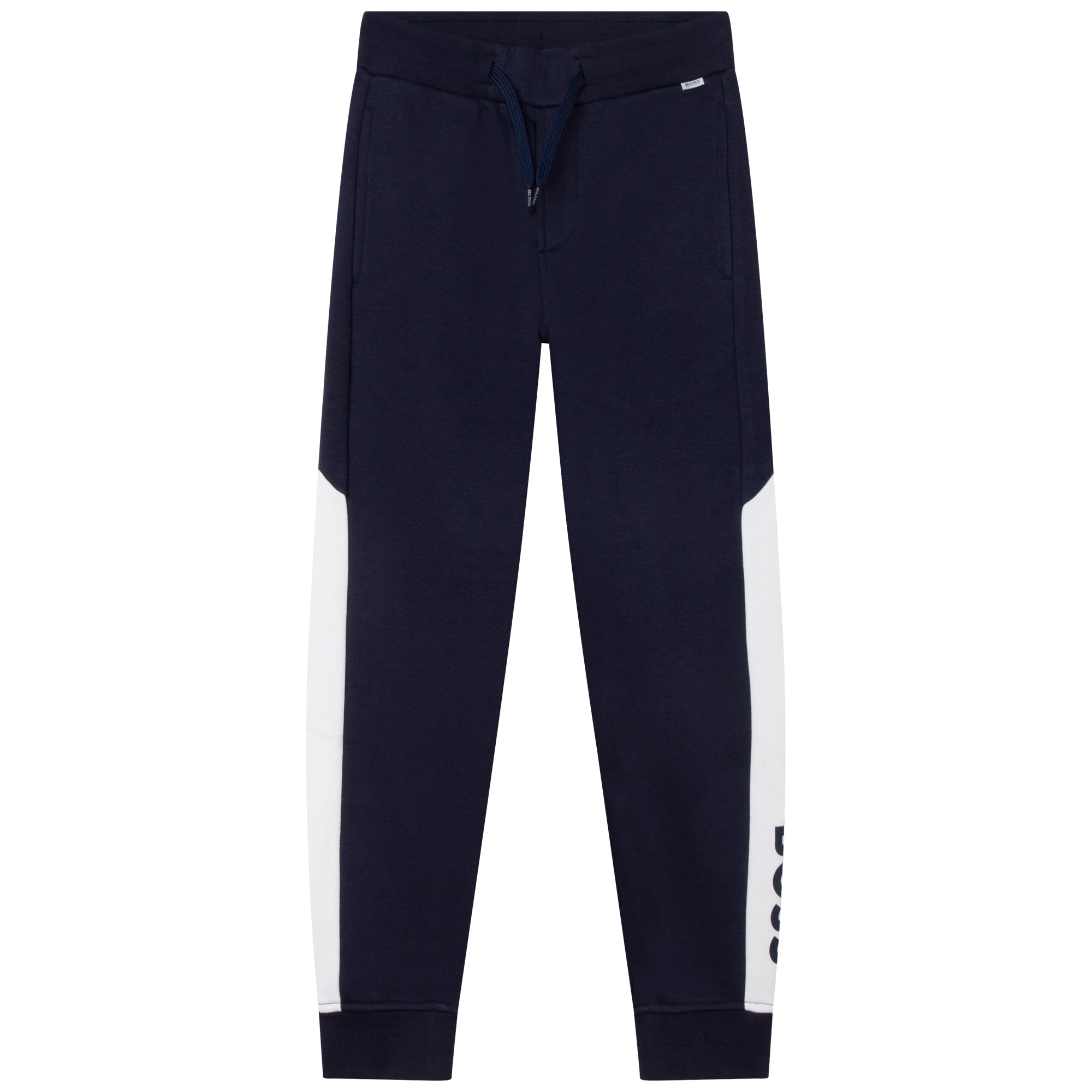 Boys Blue Cotton Trousers