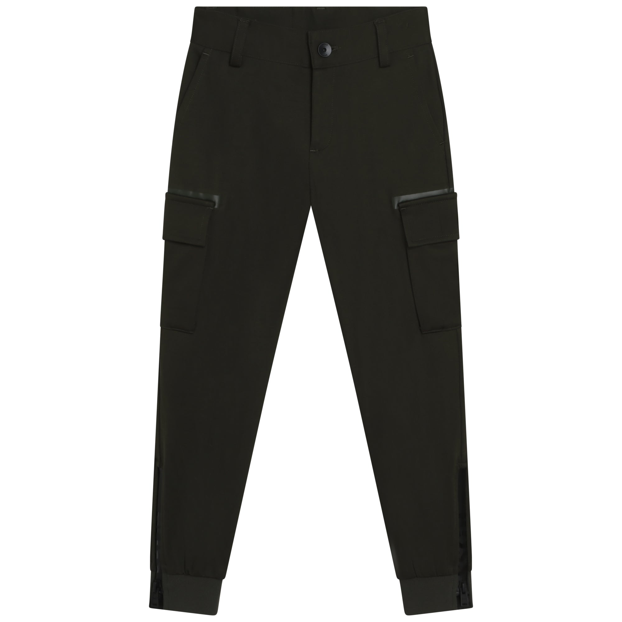 Boys Dark Green Trousers