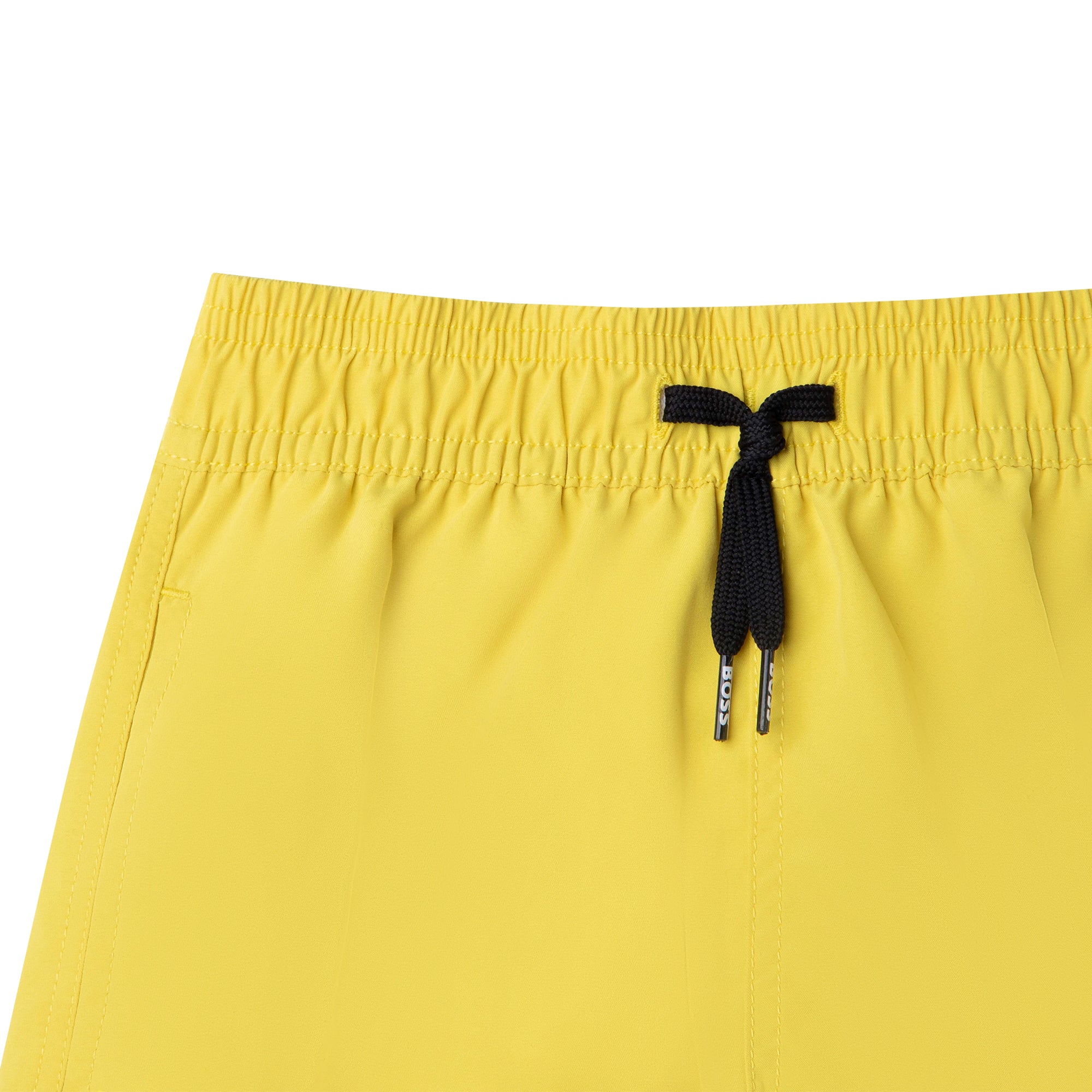 Boys Yellow Logo Swim Shorts