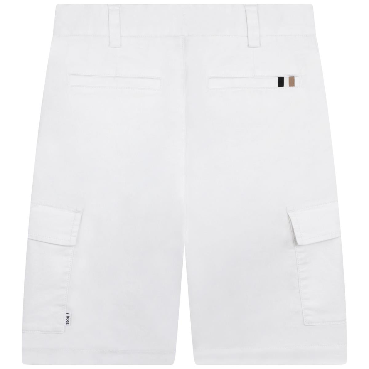 Boys White Shorts