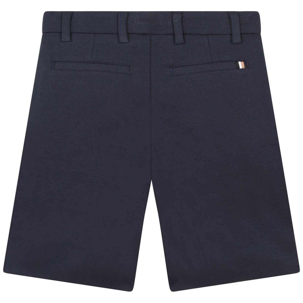 Boys Blue Cotton Shorts