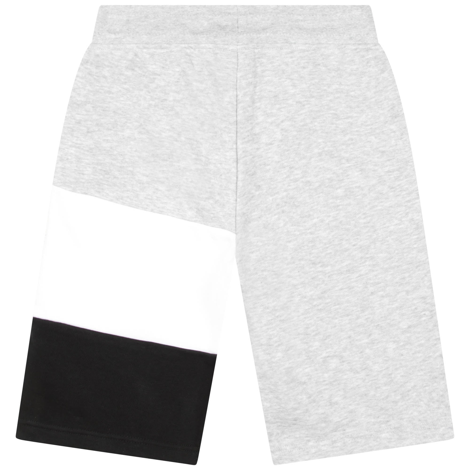 Boys Grey Logo Cotton Shorts