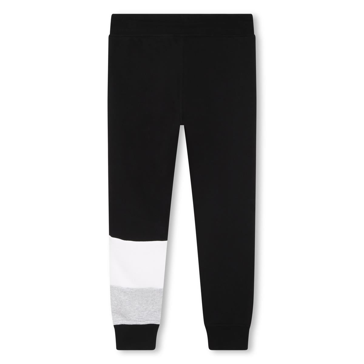 Boys Black Cotton Trousers