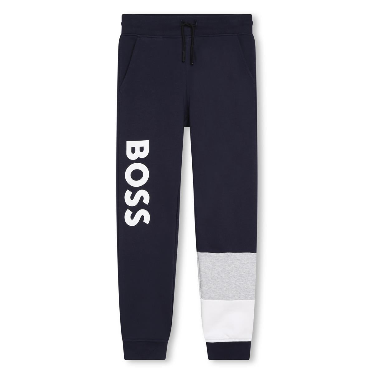 Boys Blue Cotton Trousers