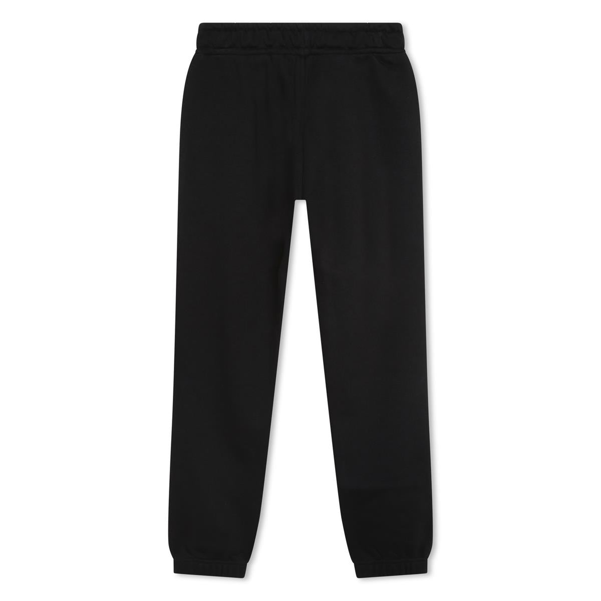 Boys Black Cotton Trousers