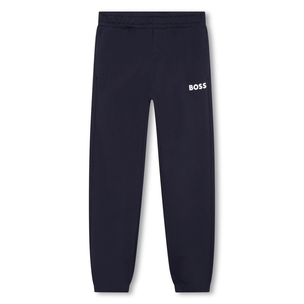 Boys Blue Cotton Trousers