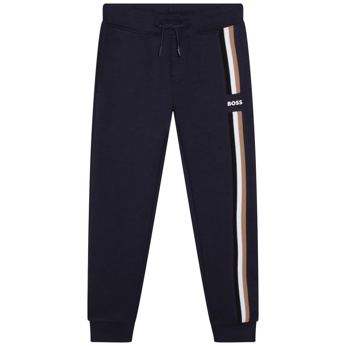 Boys Blue Cotton Trousers