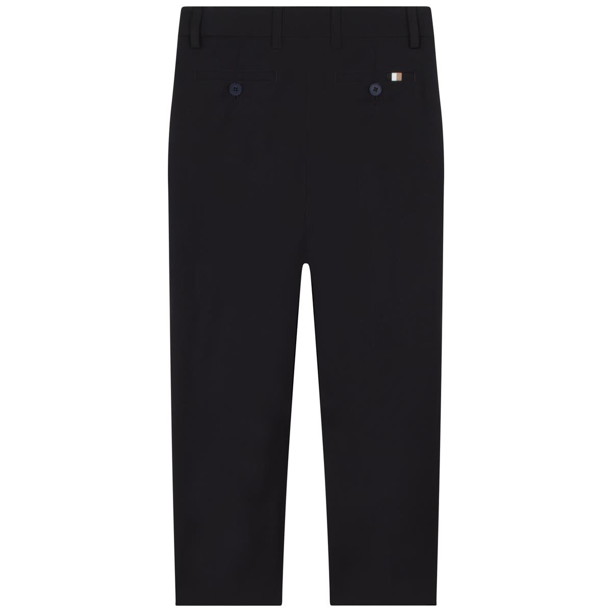 Boys Navy Trousers