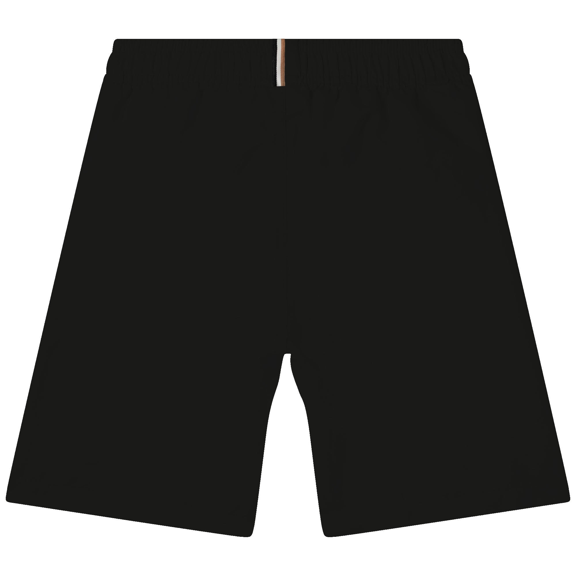 Boys Black Logo Swim Shorts