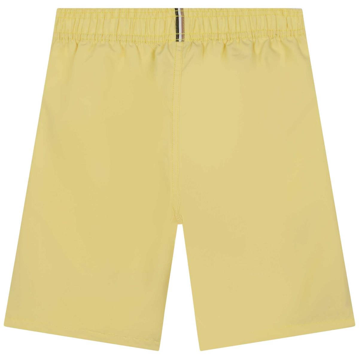 Boys Yellow Swim Shorts