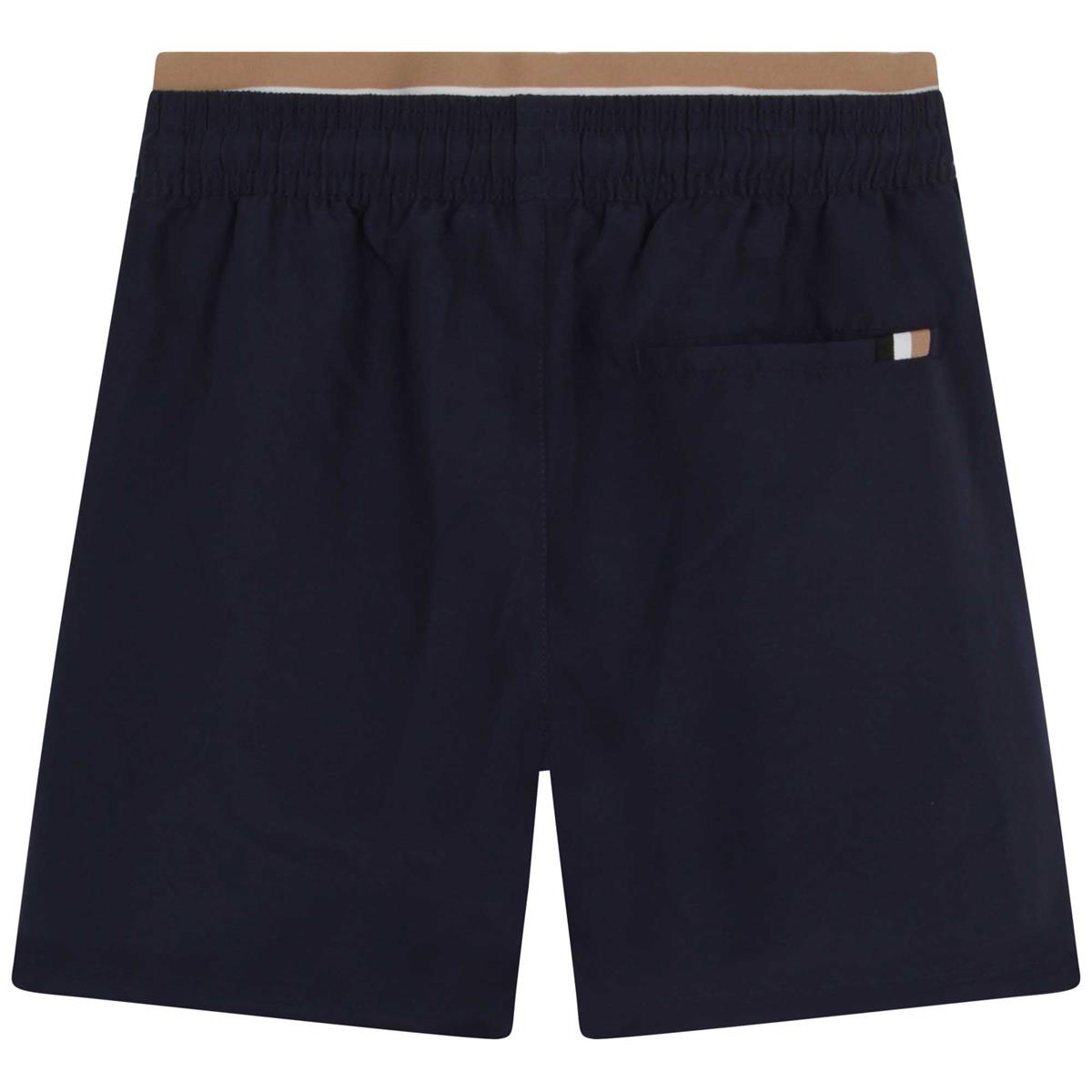 Boys Dark Blue Swim Shorts