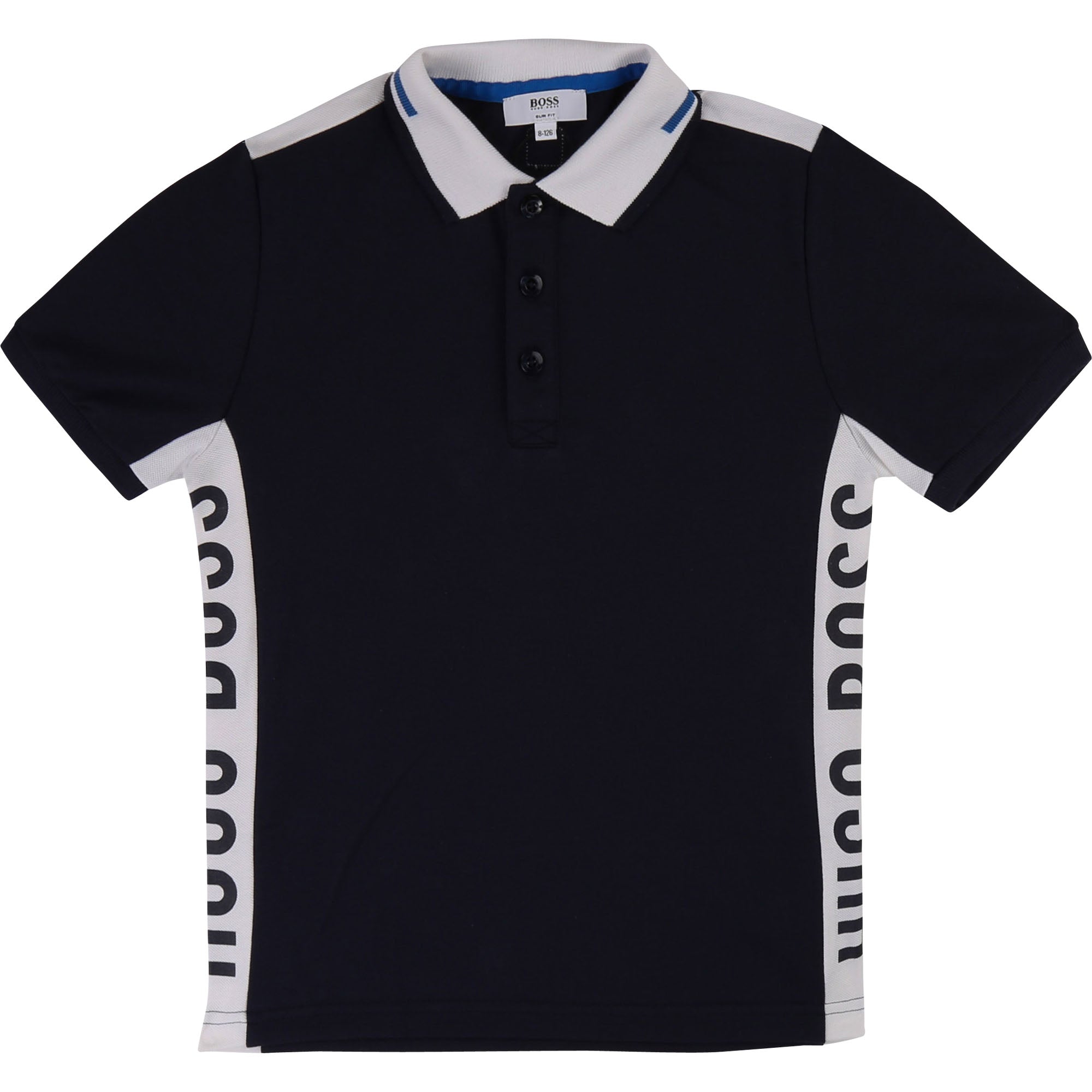 Boys Black Polo Cotton Shirt